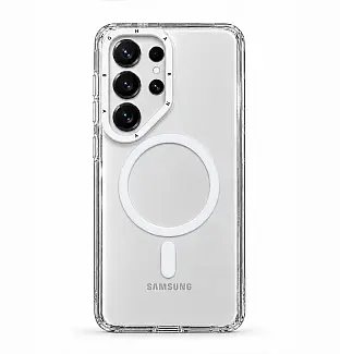 قاب کریستال سری مگسیف قاب ناب  Ghabnaab Crystal Series With Magsafe Samsung